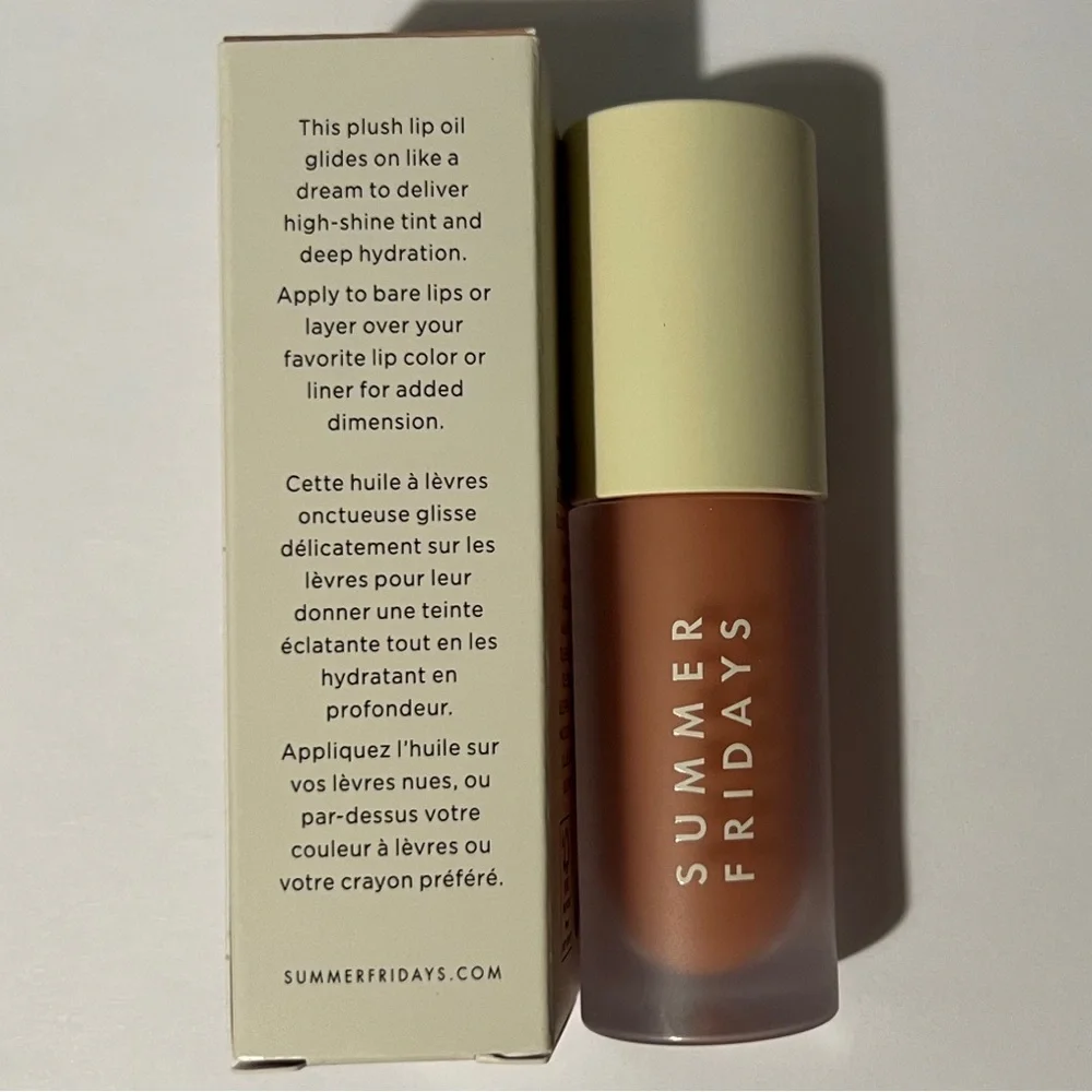 Summer Fridays Dream Lip Oil in Bare Sand
